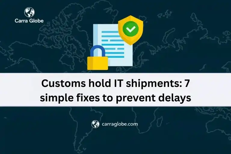 Customs hold IT shipments: 7 simple fixes to prevent delays
