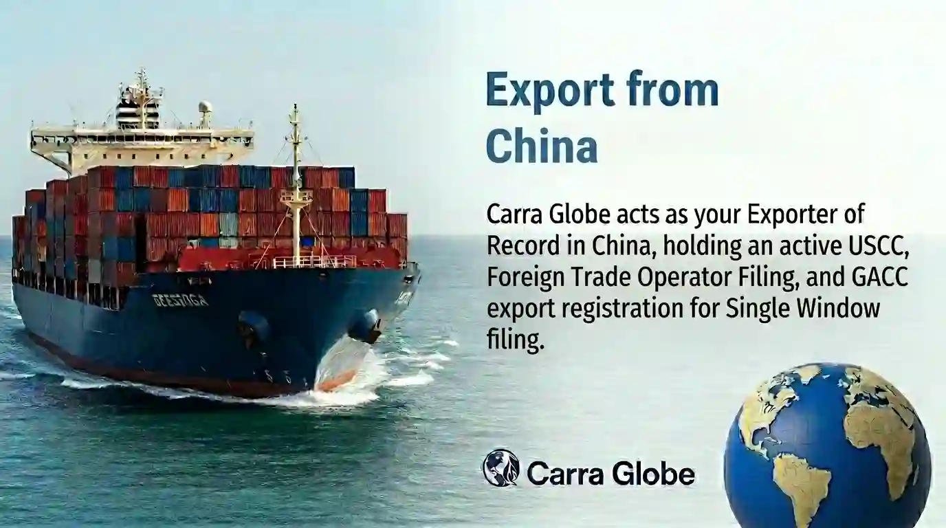 Exporter of Record in China