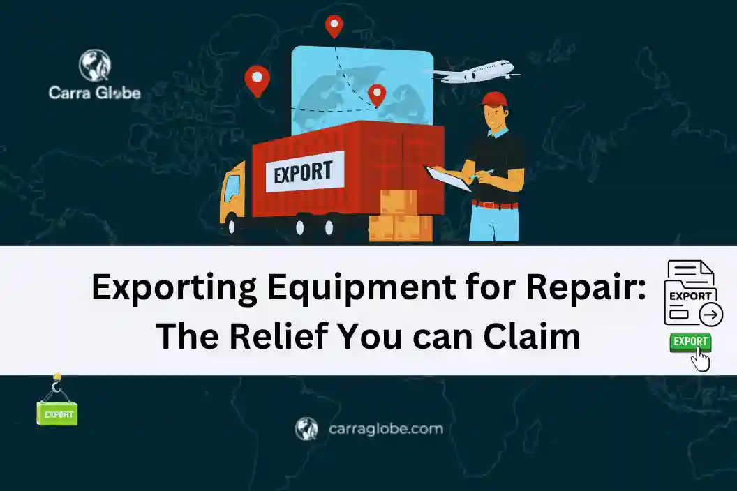 exporting equipment for repair