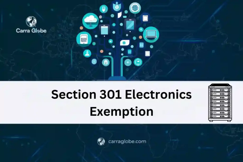 Section 301 electronics exemption
