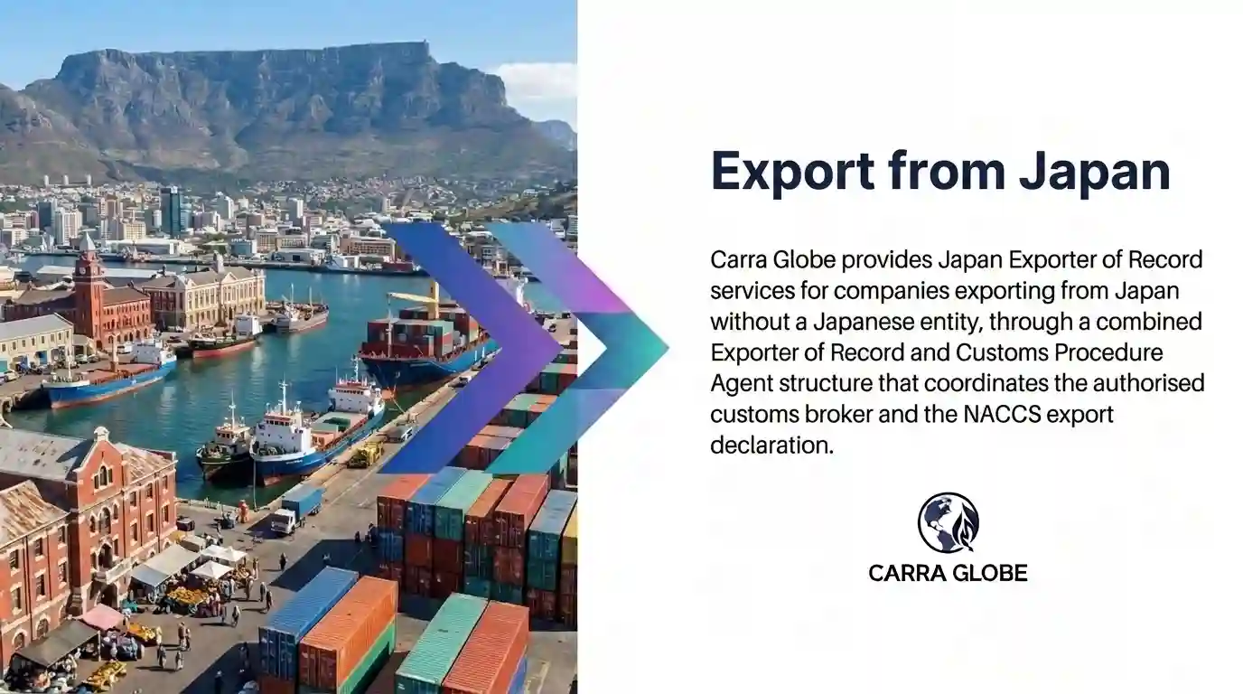 Exporter of Record in Japan