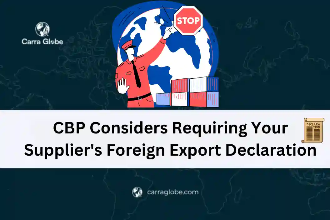 CBP heightened import disclosures